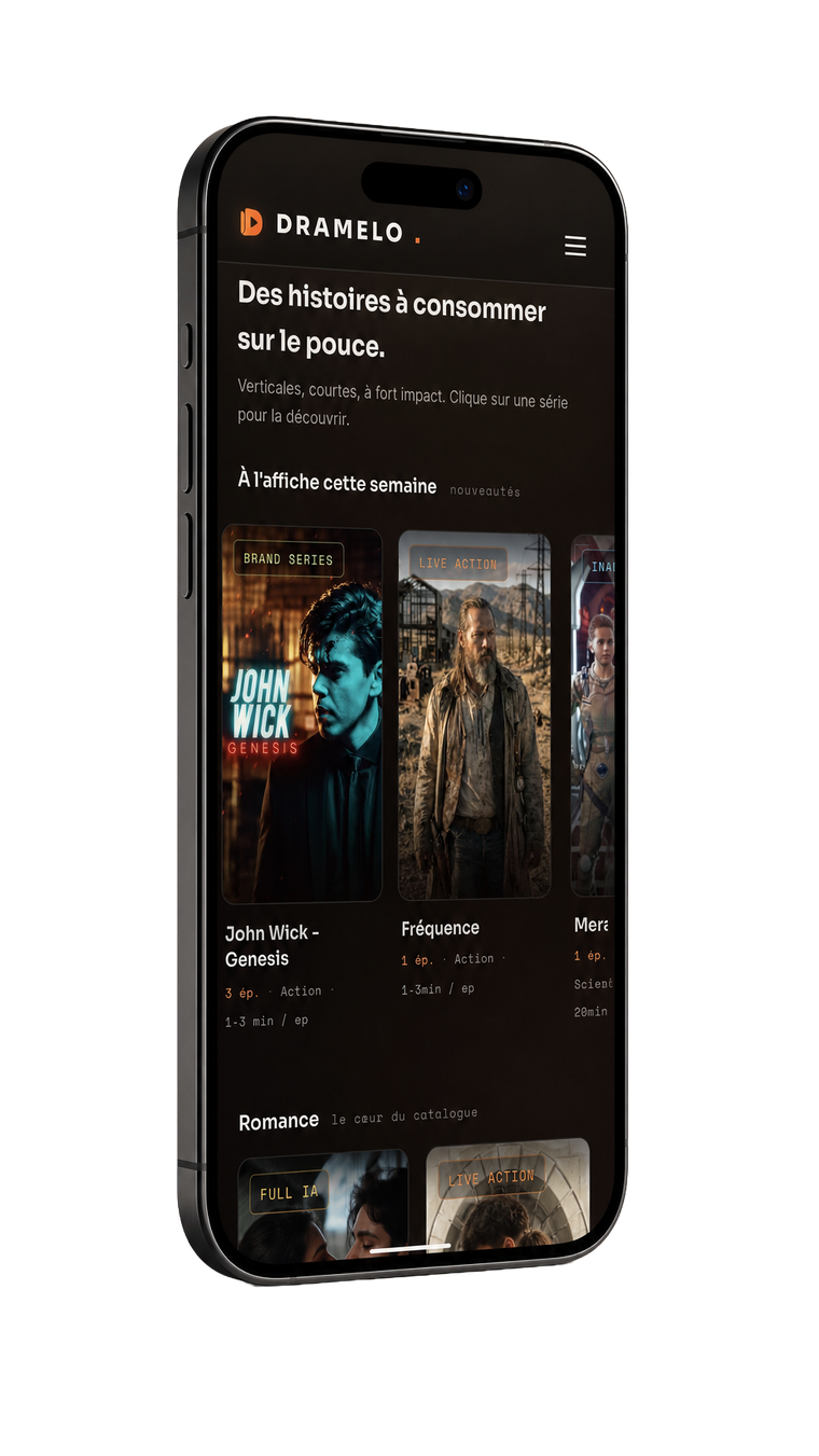 L'application Dramelo